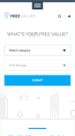 Mobile Screenshot of freevalues.com